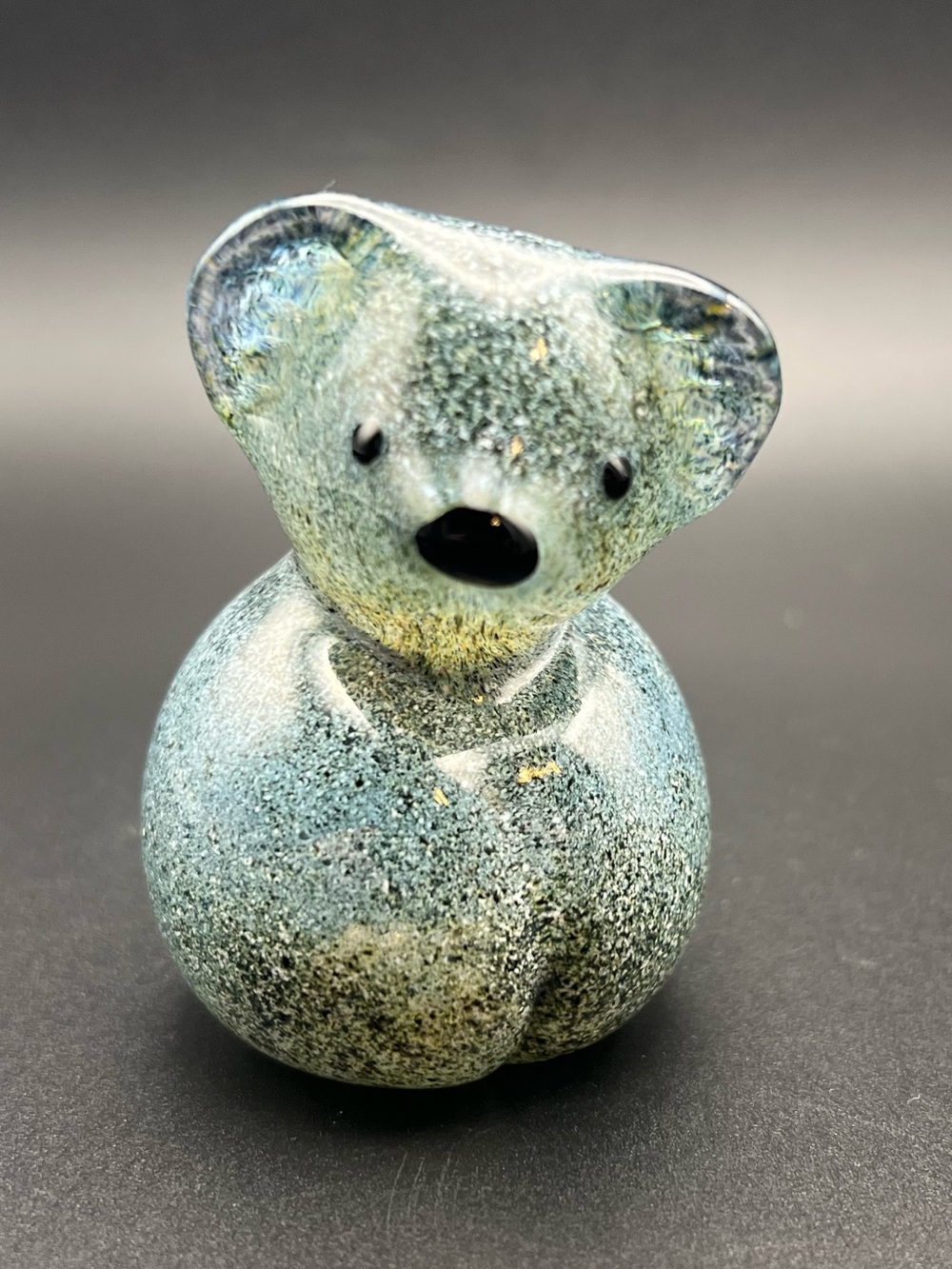 🇦🇺AUTHENTIC Gordon Studio Hand-Blown Art Glass Koala Paperweight